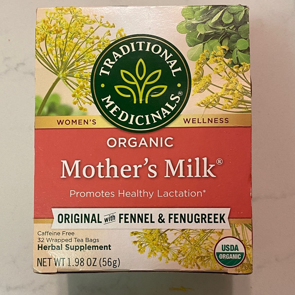 Organic Mother's Milk Tea - Cream and Green